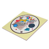 CERAMIC TILE - "Circles in a Circle" - Kandinsky タイル (側面)