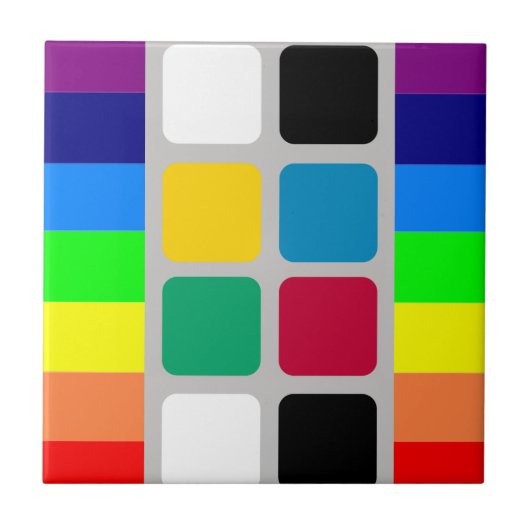 Ceramic Tile Colorful Colors タイル (正面)