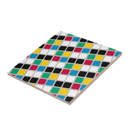 Ceramic Tile Colorful Colors Square  タイル (側面)