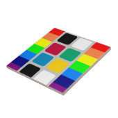 Ceramic Tile Colorful Colors Square  タイル (側面)