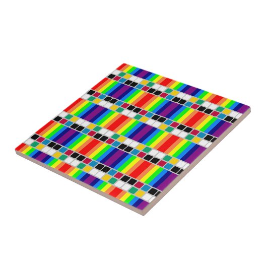 Ceramic Tile Colorful Colors Square  タイル (側面)