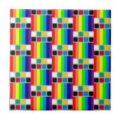Ceramic Tile Colorful Colors Square  タイル (正面)