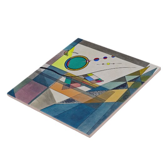 CERAMIC TILE - "Green" - Wassily Kandinsky タイル (側面)