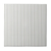 Ceramic Tile Grey & White Stripe タイル (正面)