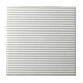 Ceramic Tile Grey & White Stripe タイル (正面)