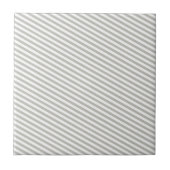 Ceramic Tile Grey & White Stripe タイル (正面)