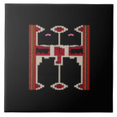 Ceramic Tile Inspired by Art of Borneo タイル (正面)