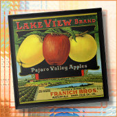 CERAMIC TILE - "Lake View" - Crate label タイル