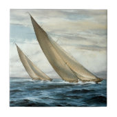 Ceramic Tile Nautical Coasters タイル (正面)