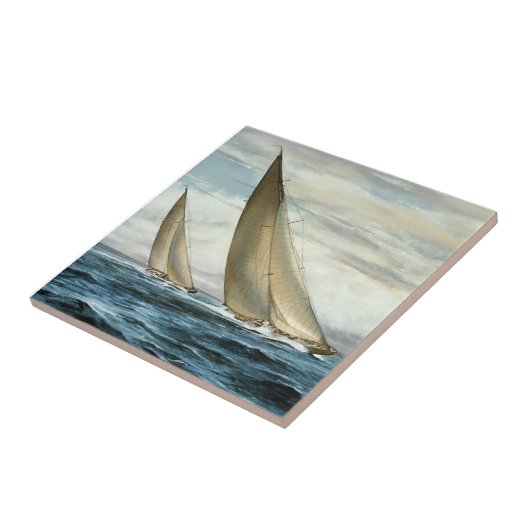 Ceramic Tile Nautical Coasters タイル (側面)