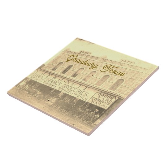 Ceramic Tile of Nutt House In Granbury, Texas タイル (側面)