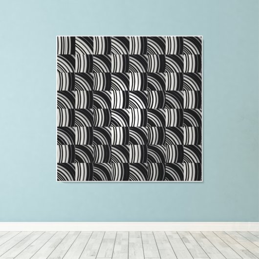 Ceramic Tile Pattern  キャンバスプリント (インサイチュ (ウッドフロア))