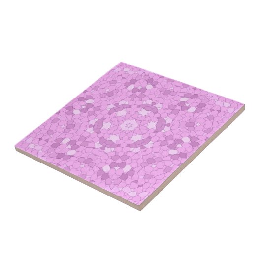 Ceramic Tile pink mosaic タイル (側面)