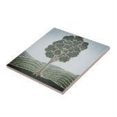 Ceramic tile with Primitive Tree image タイル (側面)