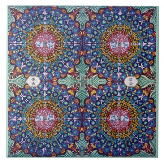 Ceramic Tile x4 "The Conscious Eye" タイル (正面)