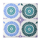 Ceramic Wall Tile – Portuguese Blue & Teal. タイル (正面)