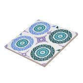 Ceramic Wall Tile – Portuguese Blue & Teal. タイル (側面)