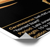 Ceratosaurus - Biology Jurassic ポスター (角)