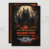 Cerberus：伝説のHell Hound Halloween 招待状 (正面/裏面)