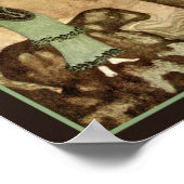 Cerberus 1914オリエンタリズムプリントby Edmund Dulac ポスター (角)