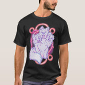 Cerberus 3 Headed Dog  Kawaii Pastel Goth Cute Tシャツ (正面)
