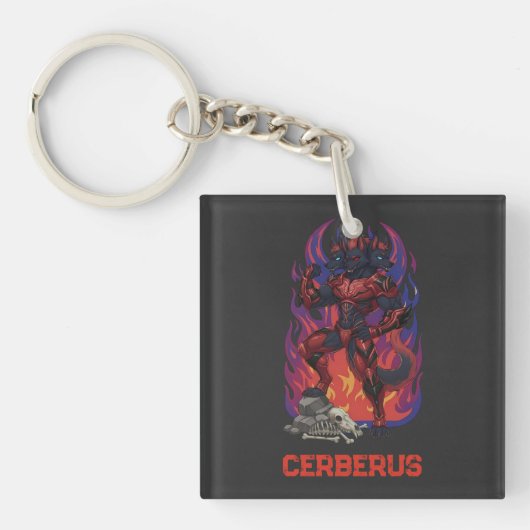 Cerberus Hell Guardian - Mythology Art キーホルダー (正面)