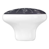 cercle astrologique セラミックノブ (側面)