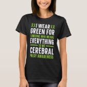 Cerebral Palsy Support Squad Awareness Ribbon Tシャツ (正面)