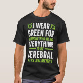 Cerebral Palsy Support Squad Awareness Ribbon Tシャツ (正面)
