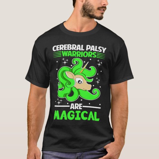 Cerebral Palsy Warriors Are Magical Unicorn Tシャツ (正面)