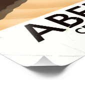 Ceredigion Walesヴィンテージ旅行ポスター、Aberdyfi フォトプリント (角)