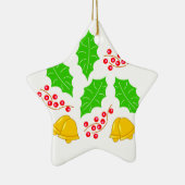 Ceremonia de Cerezo de Navidad Adorno Ceramic Orna セラミックオーナメント (右)