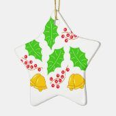 Ceremonia de Cerezo de Navidad Adorno Ceramic Orna セラミックオーナメント (左)