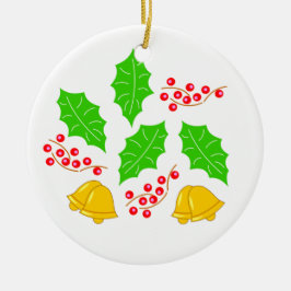 Ceremonia de Cerezo de Navidad Adorno Ceramic Orna セラミックオーナメント