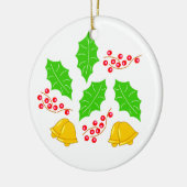 Ceremonia de Cerezo de Navidad Adorno Ceramic Orna セラミックオーナメント (左)