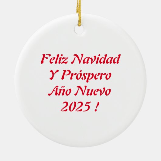 Ceremonia de Cerezo de Navidad Adorno Ceramic Orna セラミックオーナメント (裏面)