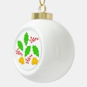 Ceremonia de Cerezo de Navidad Adorno Ceramic Orna セラミックボールオーナメント (右)