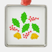 Ceremonia de Cerezo de Navidad Adorno Ceramic Orna メタルオーナメント (正面)