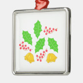 Ceremonia de Cerezo de Navidad Adorno Ceramic Orna メタルオーナメント (左)
