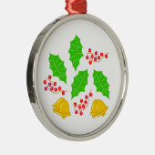 Ceremonia de Cerezo de Navidad Adorno Ceramic Orna メタルオーナメント (右)