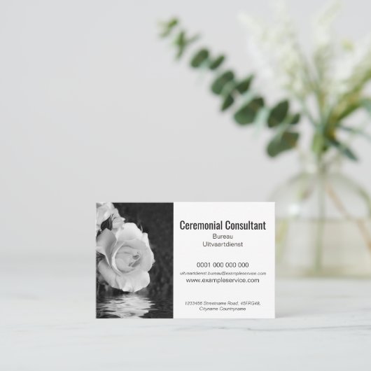 Ceremonial consultancy service professional 名刺 (スタンド正面)