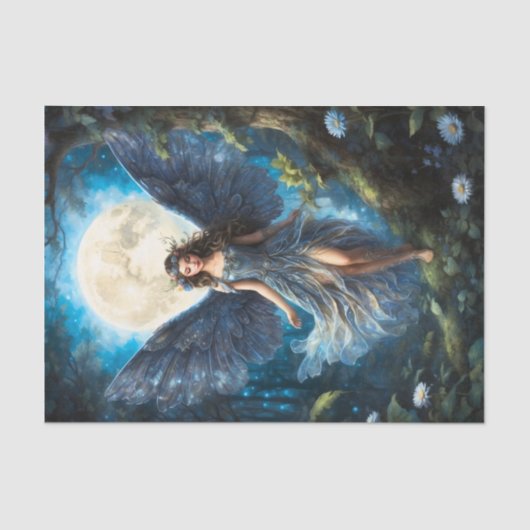 Cereulean Blue Fairy Tissue Paper 薄葉紙 (正面)