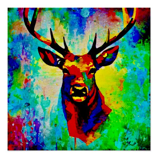 Cerf majestueux - Proud Stag ポスター (正面)