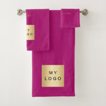 Cerice pink金ゴールド文字会社のビジネスロゴ