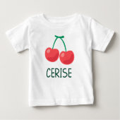 Cerise ベビーTシャツ (正面)