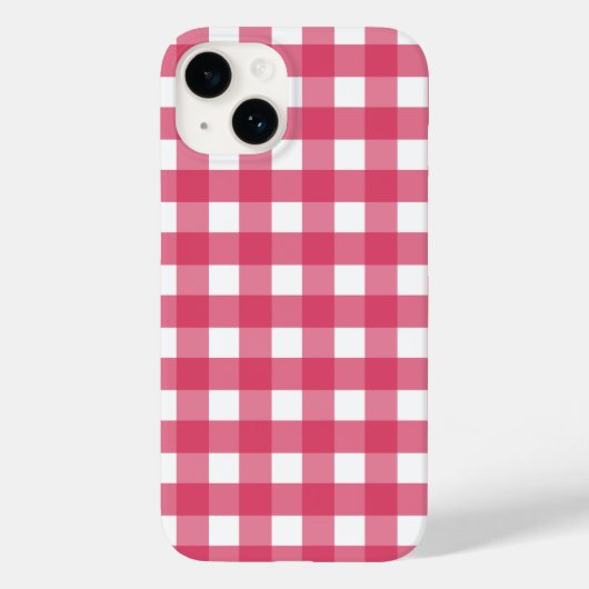 Cerise Gingham Case-Mate iPhoneケース iPhone 14ケース (裏面)