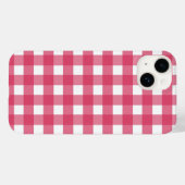 Cerise Gingham Case-Mate iPhoneケース iPhone 14ケース (裏面 (横))