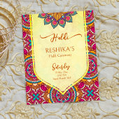 Cerise mandala rangoli mehndi予算招待状