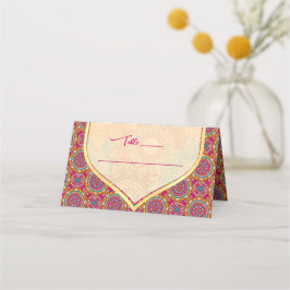 Cerise mandala rangolimhndiテーブル座席表 プレイスカード