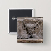 Cernunnosを描写するNautesの柱の首都 缶バッジ (正面&裏面)